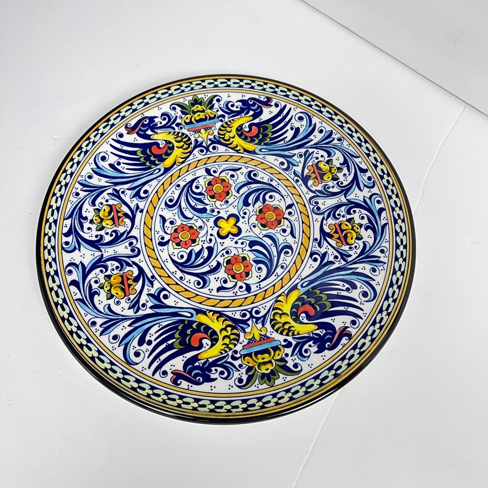 Hand painted Ceramic plate wall decor